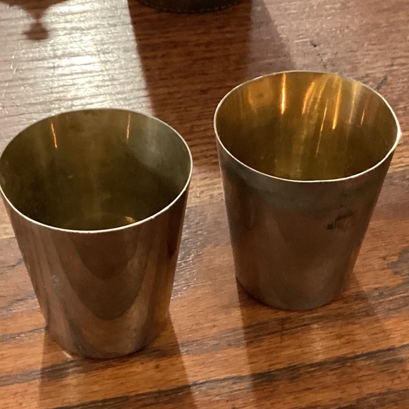 Vintage leather case and 2 travel cups, Germany - Picture 5 of 8